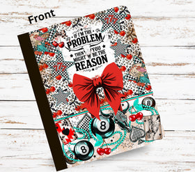If I'm the problem leopard cherry notebook wrap (