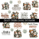 Frosty Friends Doodle Patchwork Set