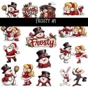 Frosty Torn Pages UV DTF Decal sheets 3 designs available