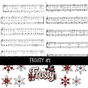 Frosty Torn Pages UV DTF Decal sheets 3 designs available