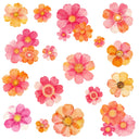 Fun Floral UV DTF Decal accent Sheet 10x10
