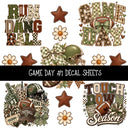 Game Day UV DTF Decal sheets 4 Designs available