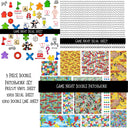 Game Night Doodle Patchwork Set