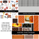 BasketBall Doodle Patchwork Set