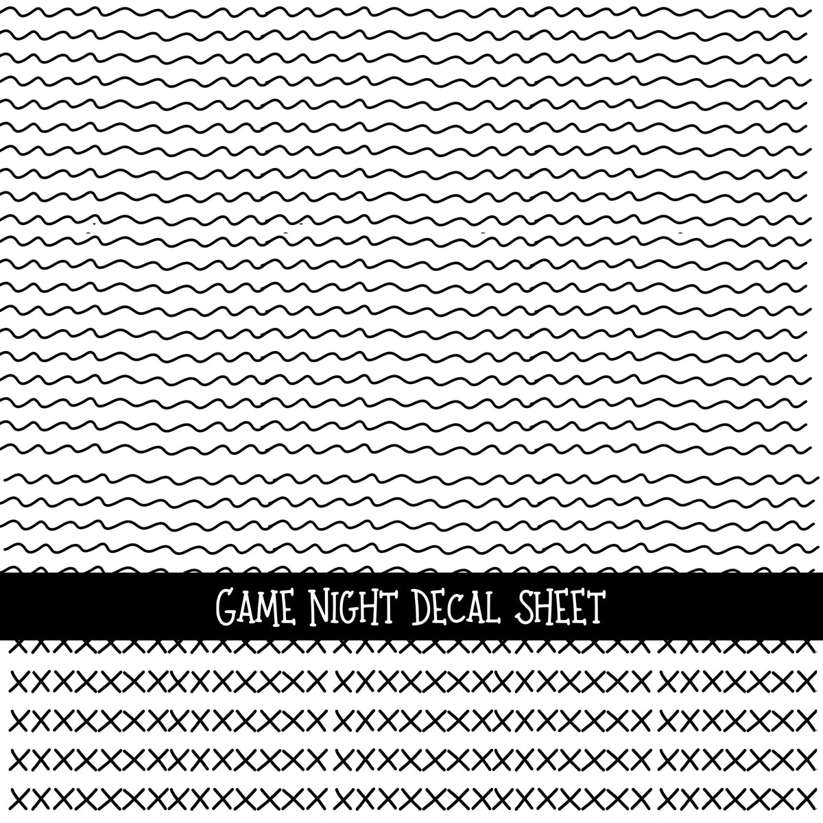 Game Night Doodle Patchwork Set