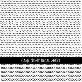 Game Night Doodle Patchwork Set
