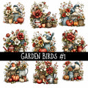 Garden Birds UV Decal sheets 2 to choose from