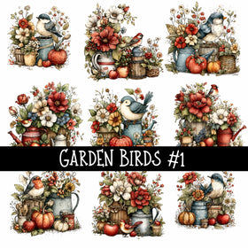 Garden Birds UV Decal sheets 2 to choose from