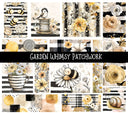 Garden Whimsy Doodle Patchwork Set