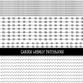 Garden Whimsy Doodle Patchwork Set
