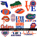 Gators UV DTF Decal Sheet