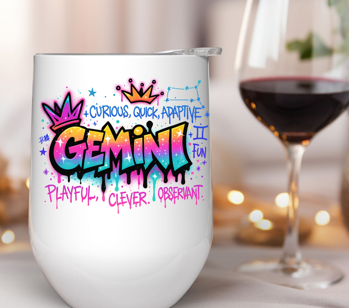 Graffiti Zodiac Signs UV DTF Decals- 12 Designs