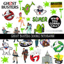 Ghost Busters Doodle Patchwork Set