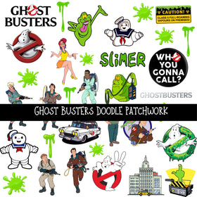 Ghost Busters Doodle Patchwork Set