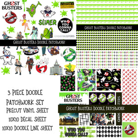 Ghost Busters Doodle Patchwork Set