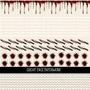 Ghost Face Doodle Patchwork Set