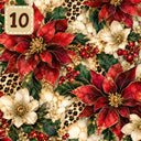 Gilded Christmas collection- 2 sizes vinyl sheets-10 designs available