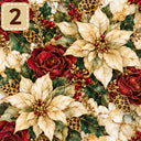 Gilded Christmas collection- 2 sizes vinyl sheets-10 designs available