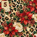 Gilded Christmas collection- 2 sizes vinyl sheets-10 designs available