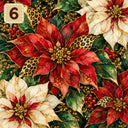 Gilded Christmas collection- 2 sizes vinyl sheets-10 designs available