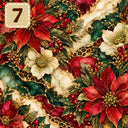 Gilded Christmas collection- 2 sizes vinyl sheets-10 designs available