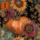 Gilded Harvest collection- 2 sizes vinyl sheets-20 designs available