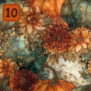 Gilded Harvest collection- 2 sizes vinyl sheets-20 designs available