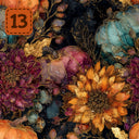 Gilded Harvest collection- 2 sizes vinyl sheets-20 designs available