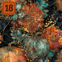 Gilded Harvest collection- 2 sizes vinyl sheets-20 designs available
