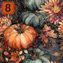 Gilded Harvest collection- 2 sizes vinyl sheets-20 designs available