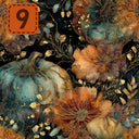 Gilded Harvest collection- 2 sizes vinyl sheets-20 designs available