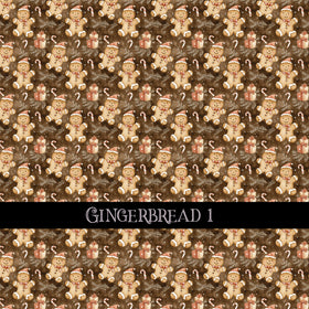 Gingerbread collection- 12x12 vinyl sheets-10 designs available