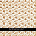 Gingerbread collection- 12x12 vinyl sheets-10 designs available