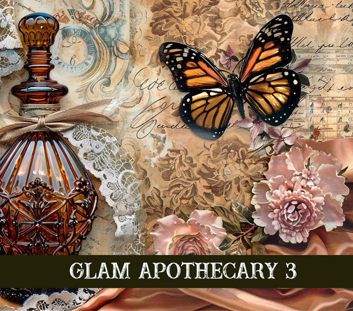 Glam Apothecary vinyl tumbler wraps 12 different prints