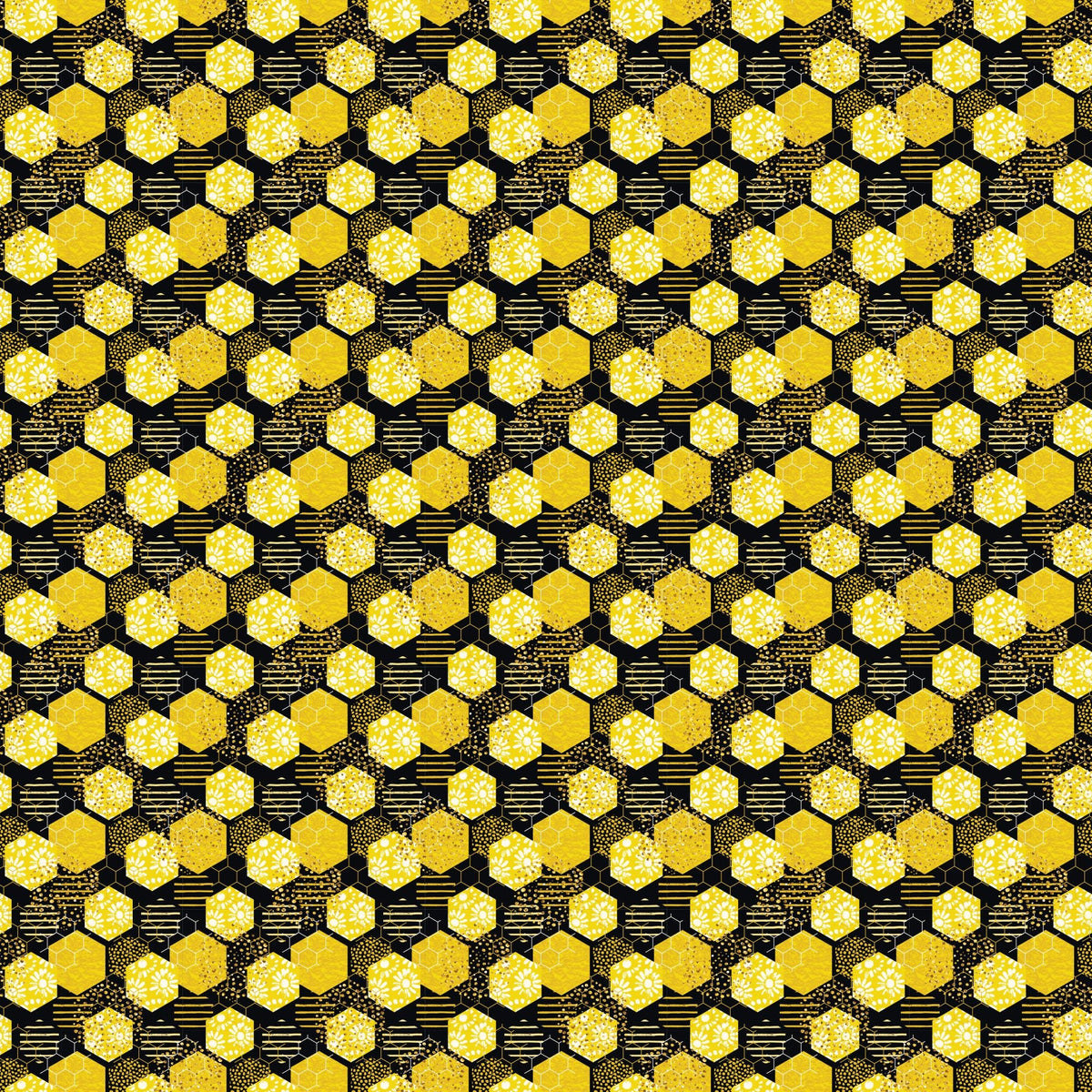 Glitter Craze Honeycomb - Adhesive Vinyl