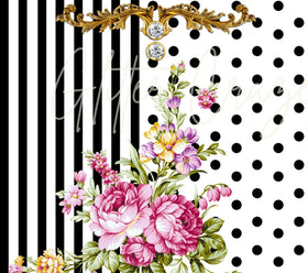 Stripes and Floral wrap