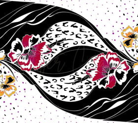 Pansy Leopard wrap