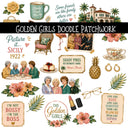 Golden Girls Doodle Patchwork Set
