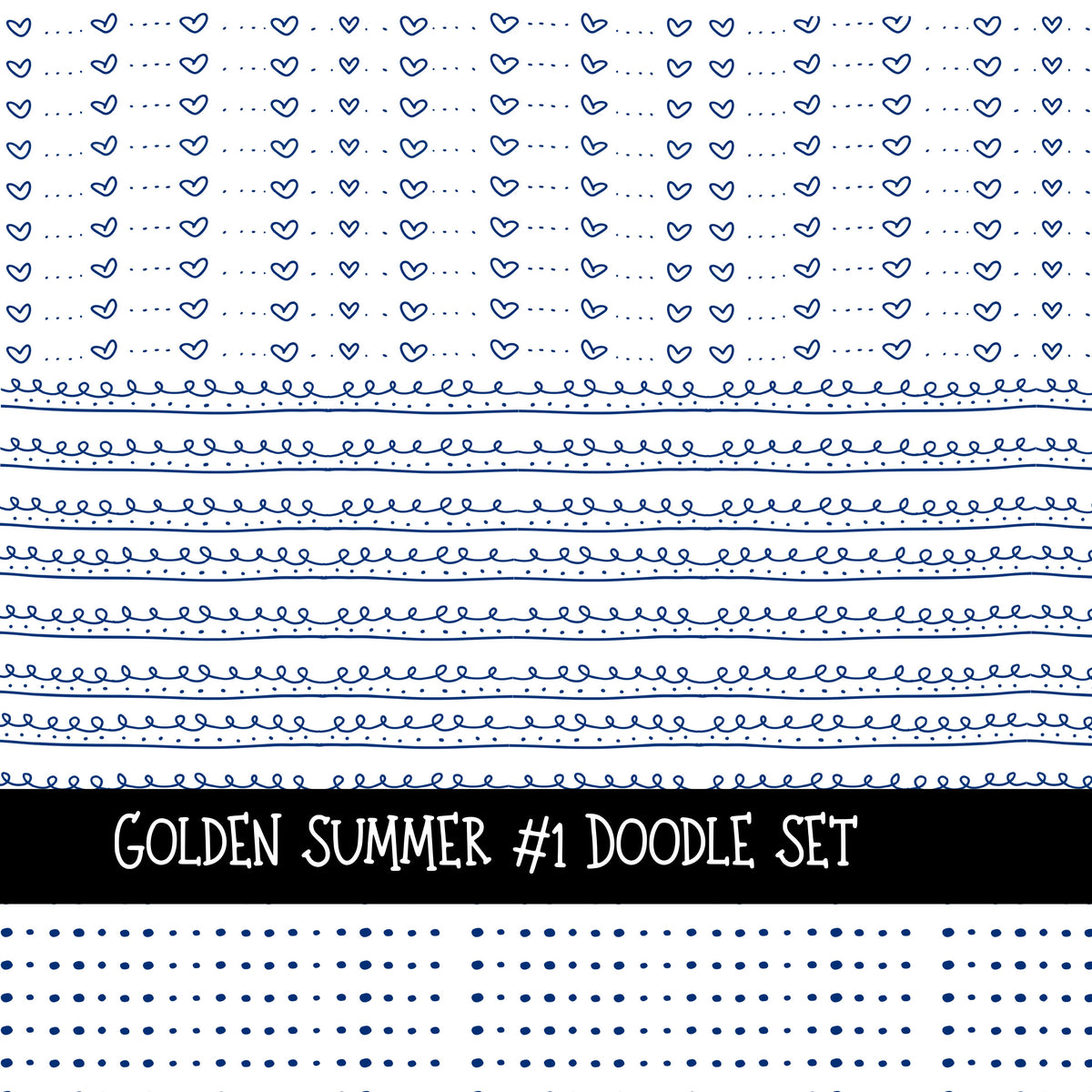Golden Summer Doodle Patchwork Sets 2 styles available