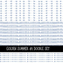 Golden Summer Doodle Patchwork Sets 2 styles available