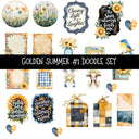 Golden Summer Doodle Patchwork Sets 2 styles available
