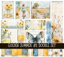 Golden Summer Doodle Patchwork Sets 2 styles available