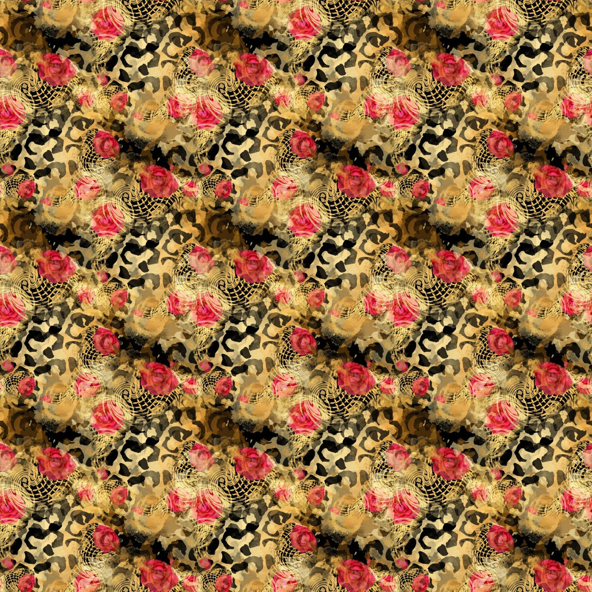 Golden Leopard - Adhesive Vinyl