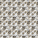 Golden Skulls - Adhesive Vinyl