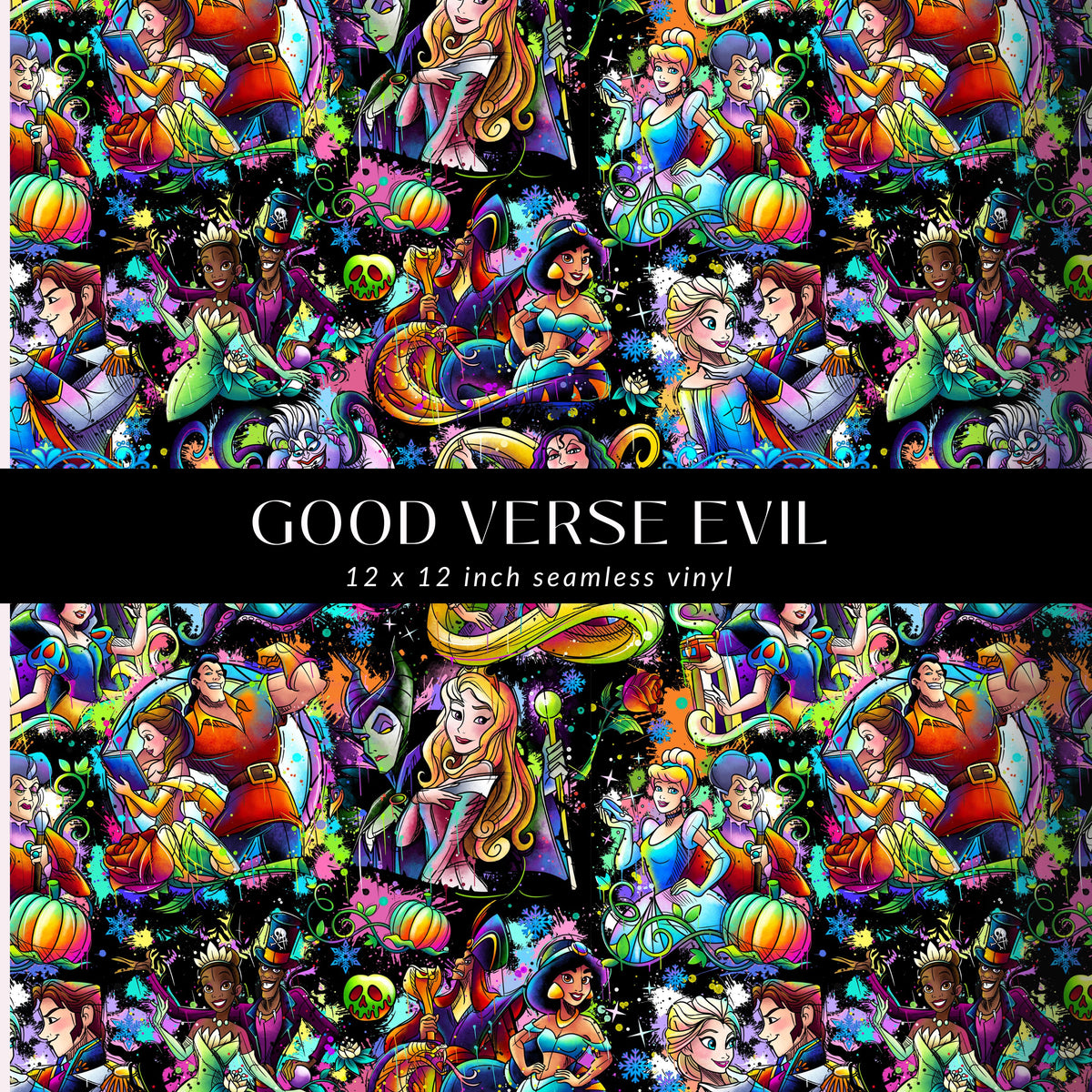 Good verse Evil 12x12 vinyl sheet