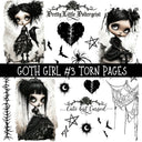 Goth Girl UV DTF Decal sheets 6 designs available