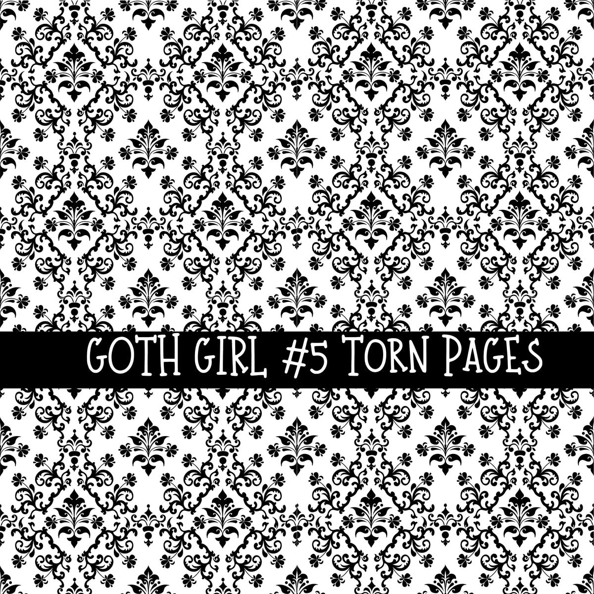 Goth Girl UV DTF Decal sheets 6 designs available