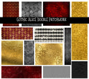 Gothic Alice UV DTF Doodle Patchwork Set
