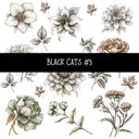 Black Cat UV DTF Decal sheets 4 Designs available