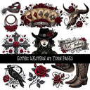Gothic Western Decal sheets 4 designs available